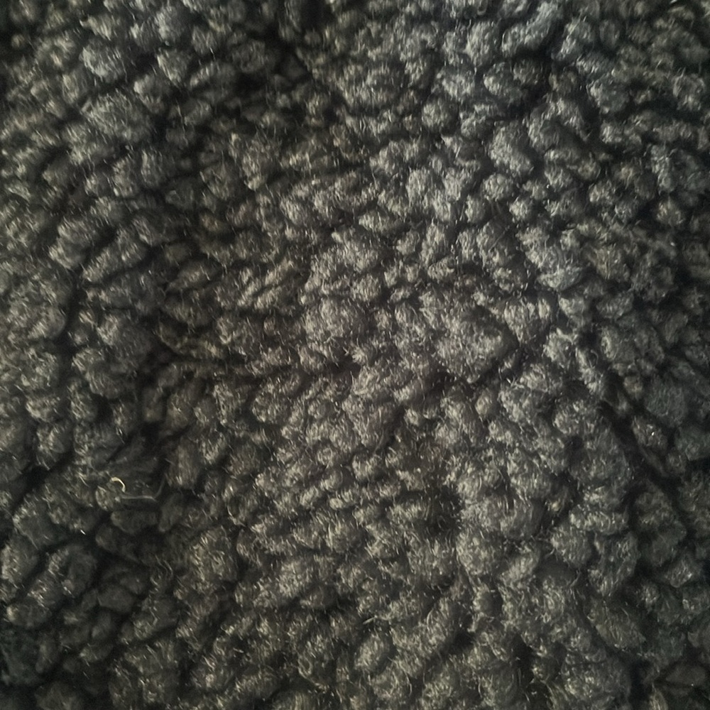 J. Crew Black Sherpa Zip-Front Jacket - Picture 11 of 11